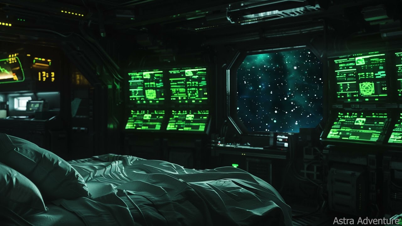 Sleepwalker Among the Stars | Soothing Space Tones & Ambient Galaxy Soundscape for Focus & Peace