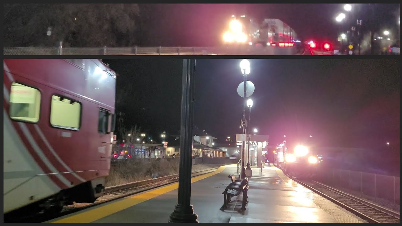 2 Frontrunners + Intermodal at Layton station 2/17/26