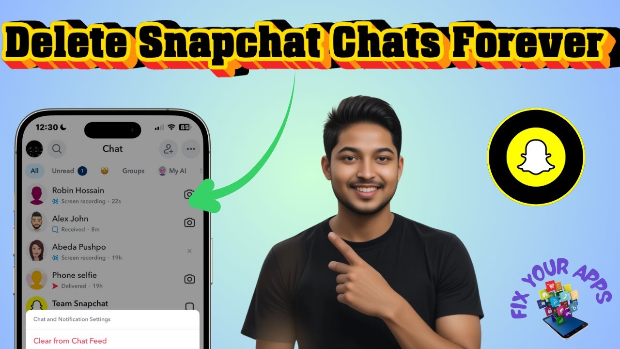 How To Delete Snapchat Chats Permanently From Both Sides | Complete Guide