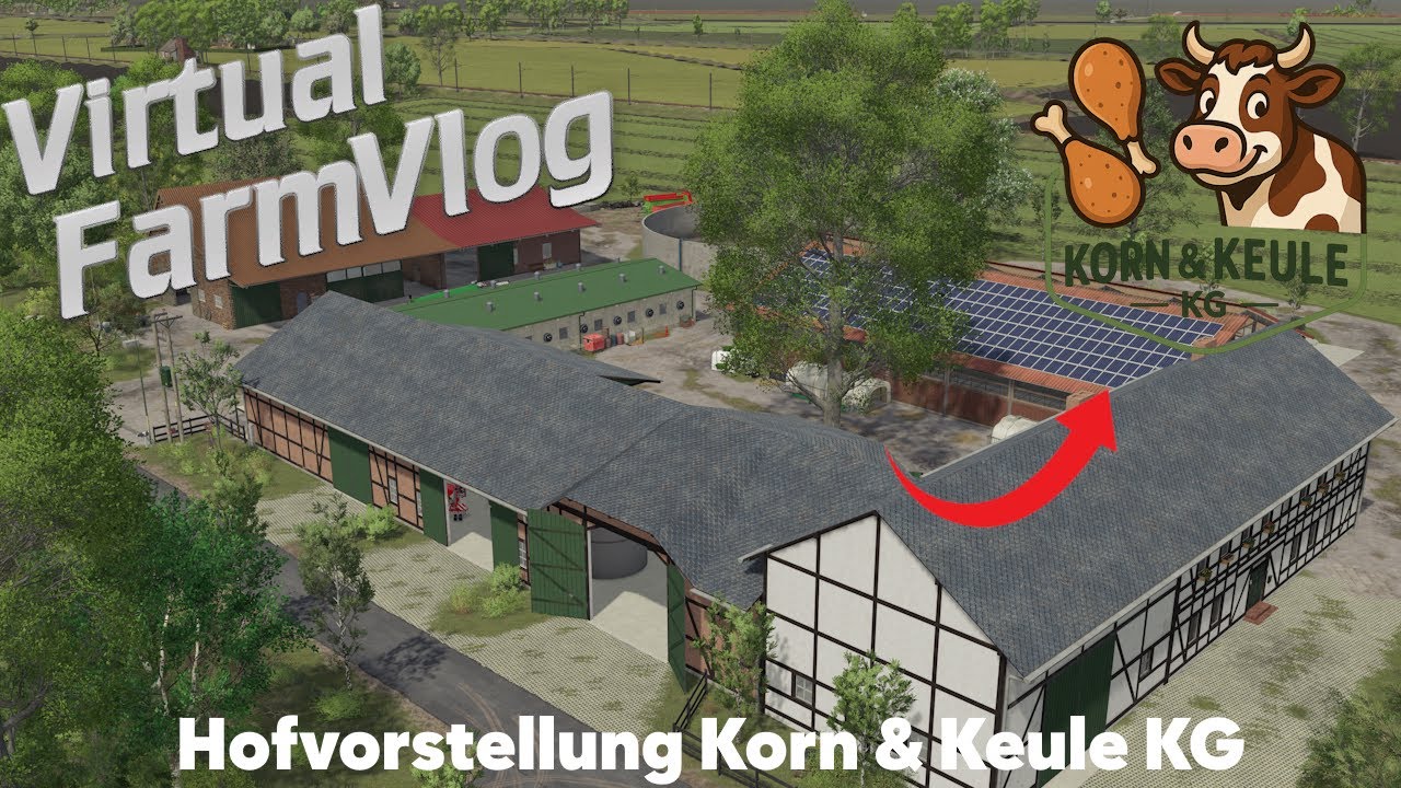 [FS25] VirtualFarmVlog | Vorstellung der Korn & Keule KG I Nordfriesisches Land