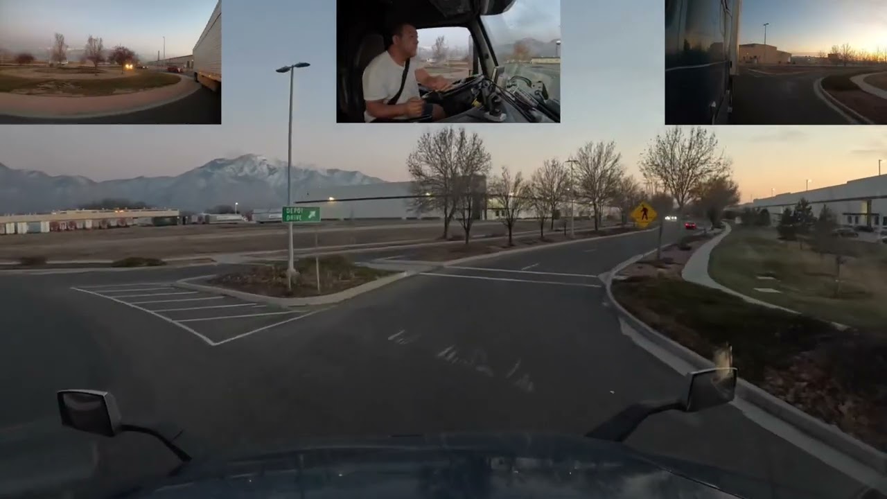 January 1, 2024/01 trucking loaded in Ogden Utah