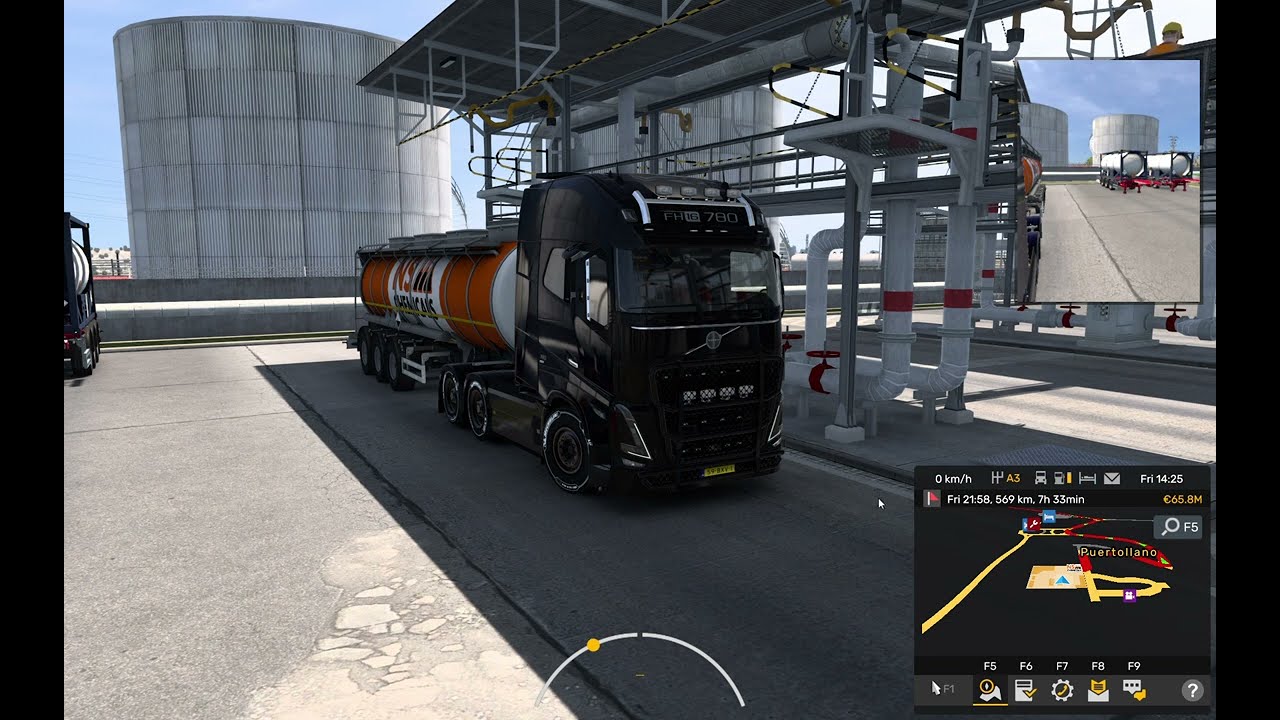 ETS 2 Gameplay Volvo (Puertollano to Zaragoza)