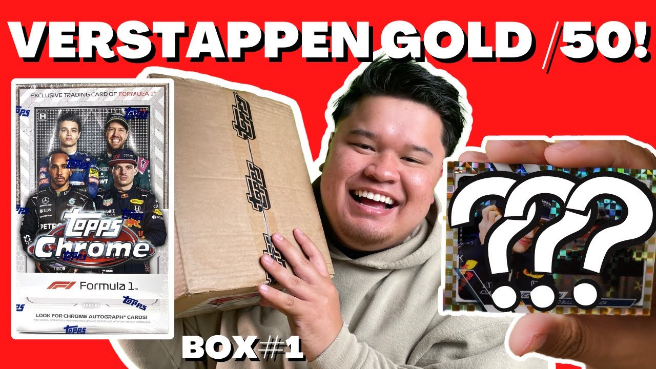 Opening A CASE Of 2021 F1 Topps Chrome || Box #1