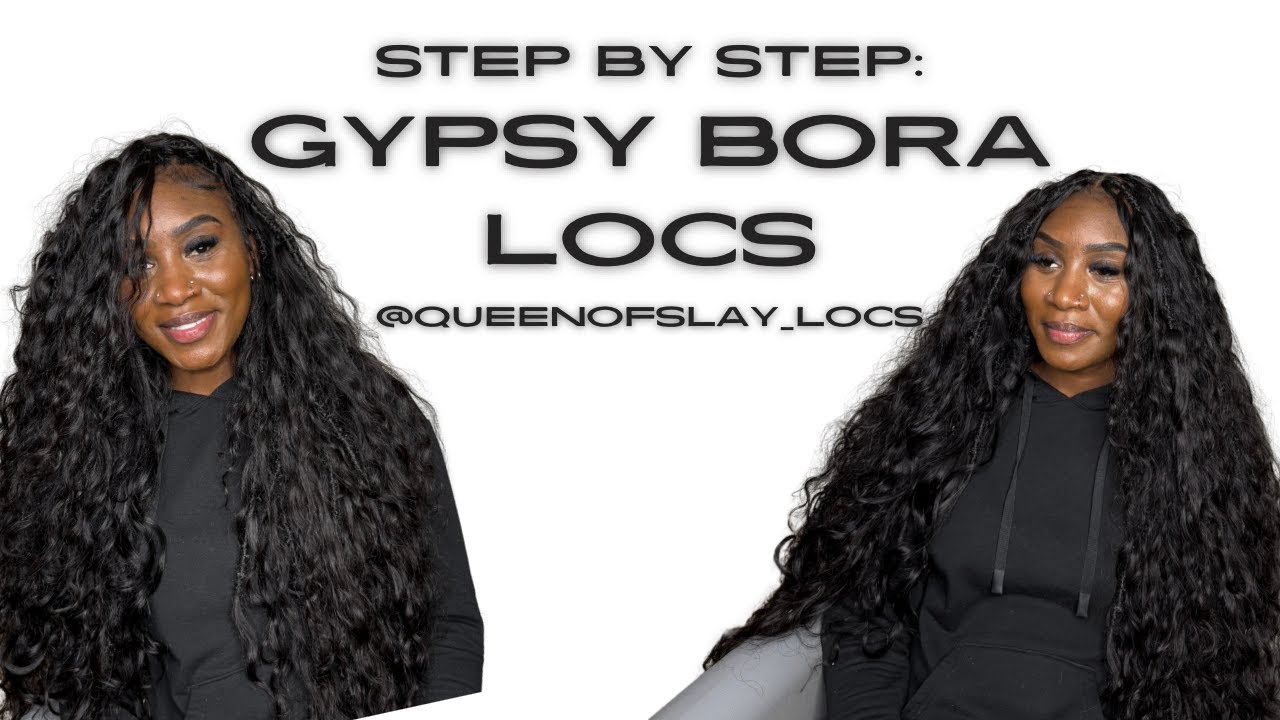 STEP BY STEP : GYPSY LOC TUTORIAL | BORA BORA LOCS | MERMAID LOCS | BOHO LOCS | 3 BUNDLES LOOSE WAVE