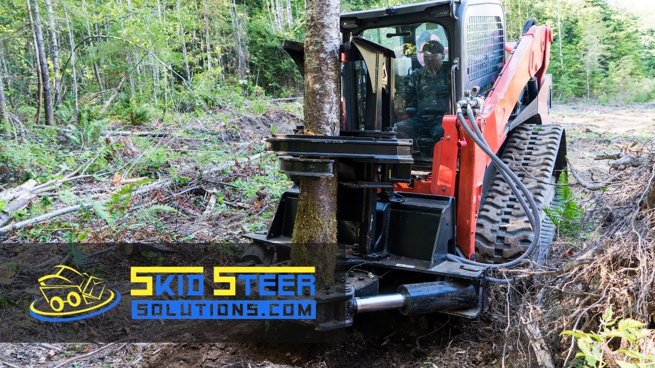 Dymax Timberwolf Tree Shear Overview + Demo | Skid Steer Solutions