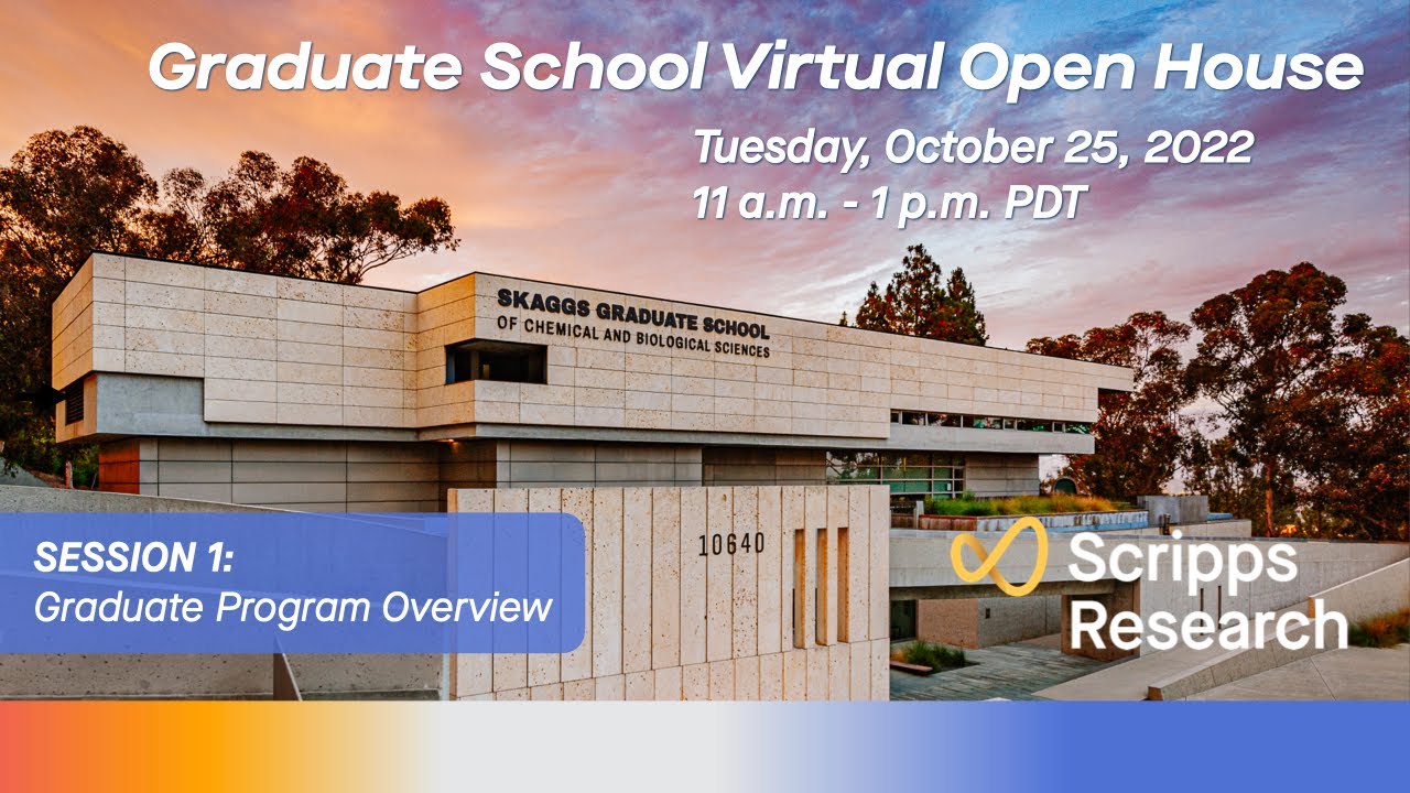 2022 Graduate School Open House - Pt. 1: Graduate Program Overview