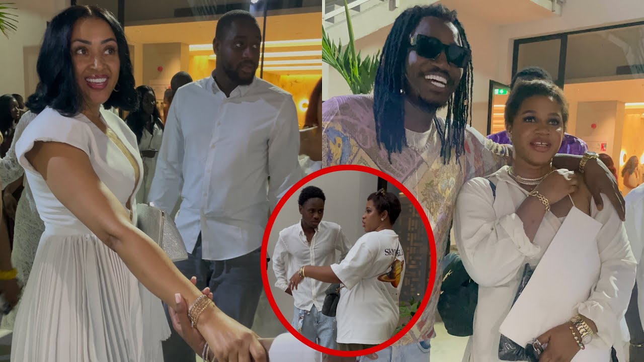 Wally Seck et sa Femme Sokhna Aïdarra débarque aux Vente Privée de son Petit Frère Babacar Seck 