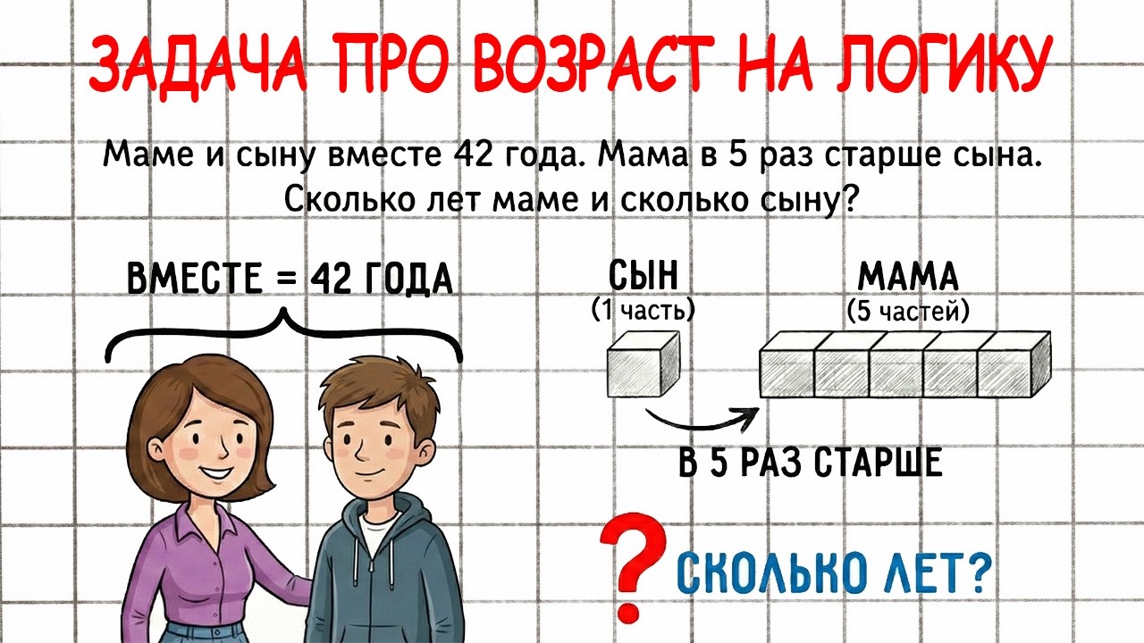 90% Людей Ошибаются В Этой Задаче Про Возраст