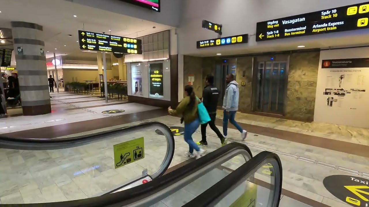 Sweden Stockholm 4K: Stockholm central station