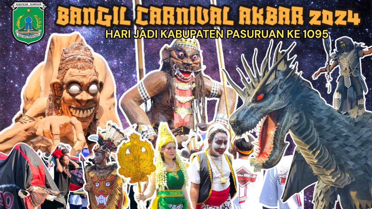 Pesona karnaval Bangil, terbesar di Pasuruan, hari jadi kabupaten Pasuruan , karnaval kreatif jatim