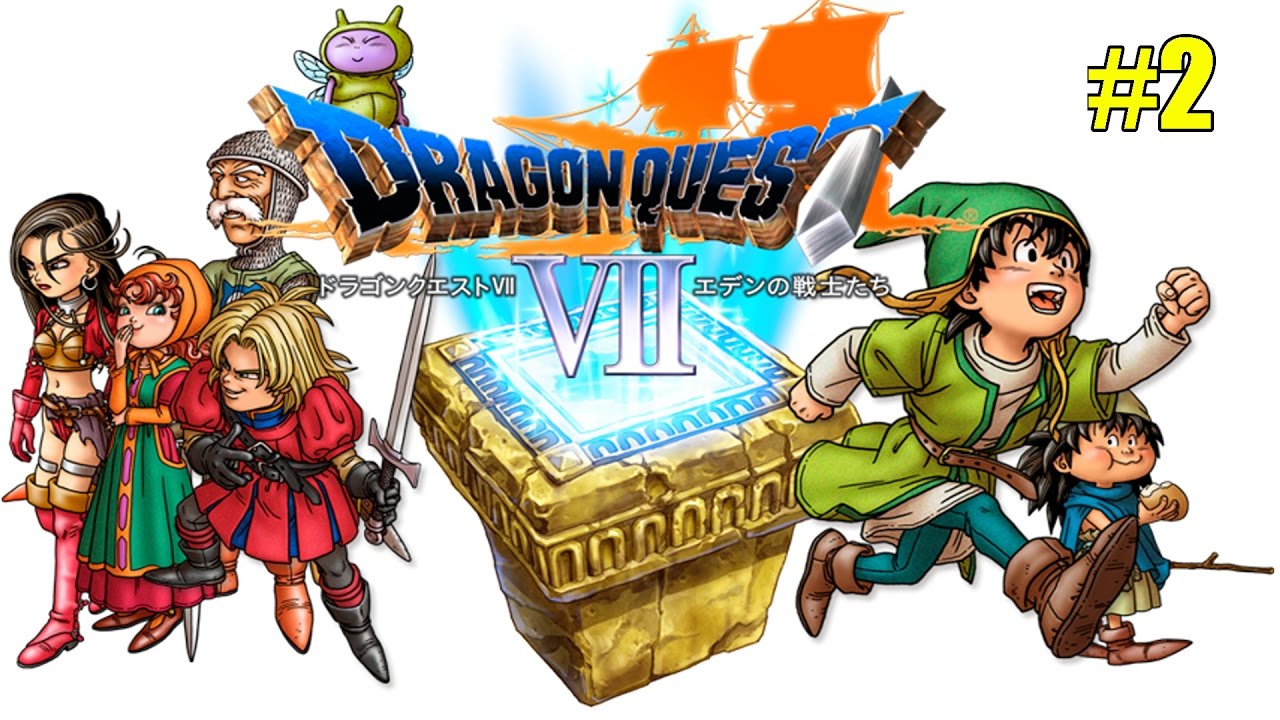 Let's Play Dragon Quest VII Part 2: Exploring Pilchard Bay