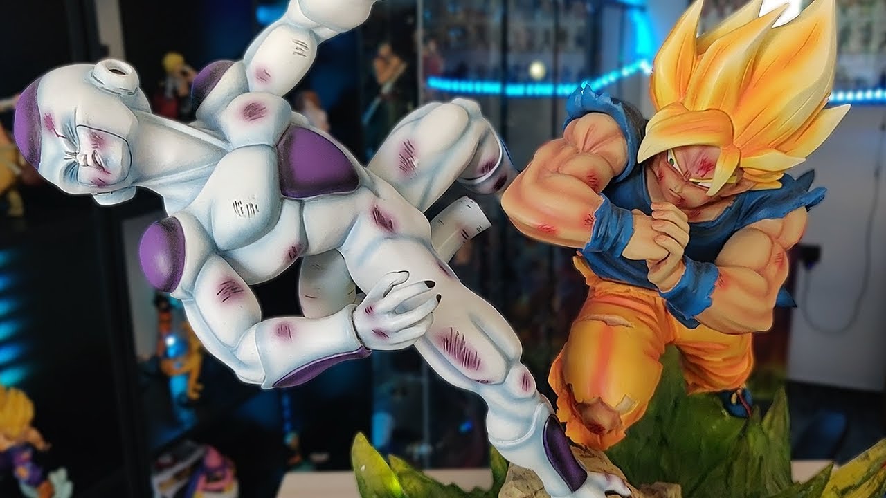 GOKU SS vs FREEZER! La MEJOR FIGURA *RESINA* de MI COLECCIÓN de DRAGON BALL