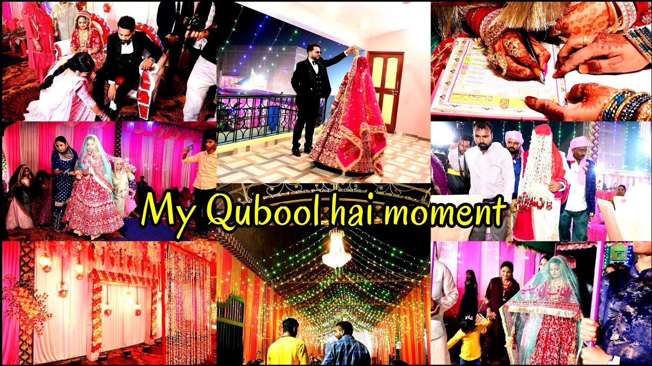 Vlog: NIKAAH Mubarak ❤️💒 My Qubool Hai Moment 💝 Nikaah to vidaai Vlog #rukh_e_altaf #nikaah