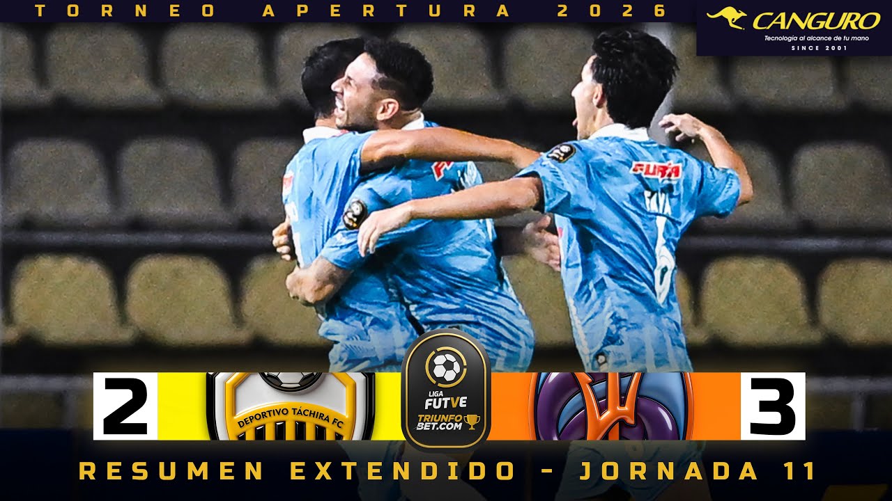 RESUMEN EXTENDIDO | T&aacute;chira - La Guaira | Liga FUTVE Triunfobet