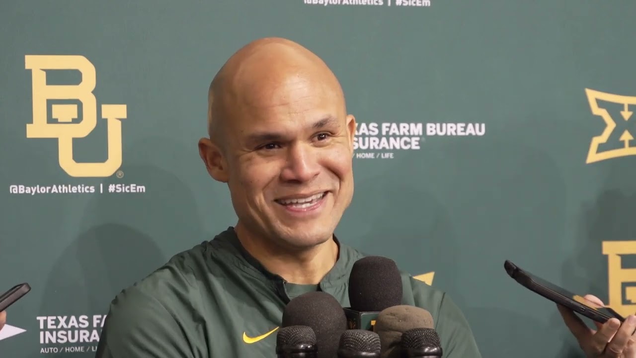 Dave Aranda, Mark Milton, Gavin Holmes and Connor Galvin Media Session | Baylor Spring Football
