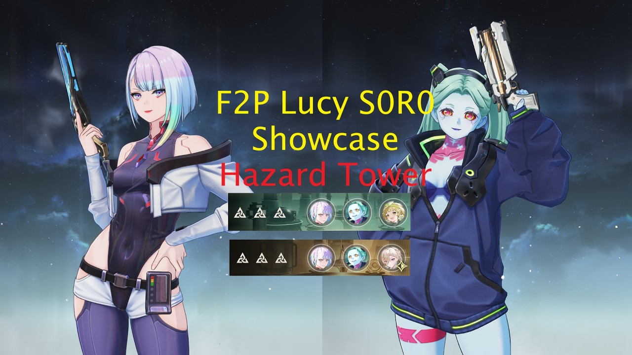 Lucy S0R0 Showcase F2P Hazard Tower | ToA 3.4 | WuWa x Cyberpunk | Wuthering Waves