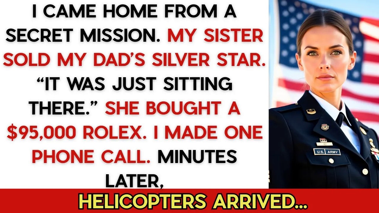 My Sister sold my Dad’s Silver Star for a Rolex—Then my SEAL Team showed up to collect.