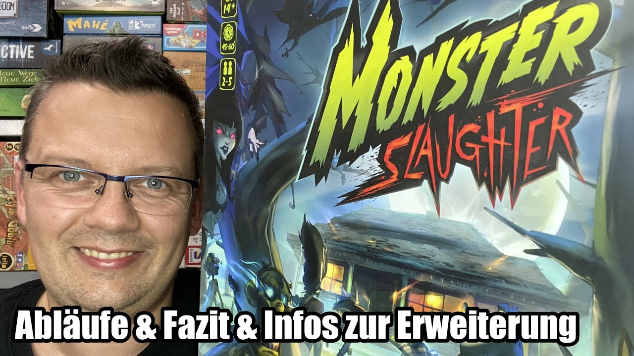 Monster Slaughter & Erweiterung auf Deutsch! (Board Games Box) - ab 14 Jahren
