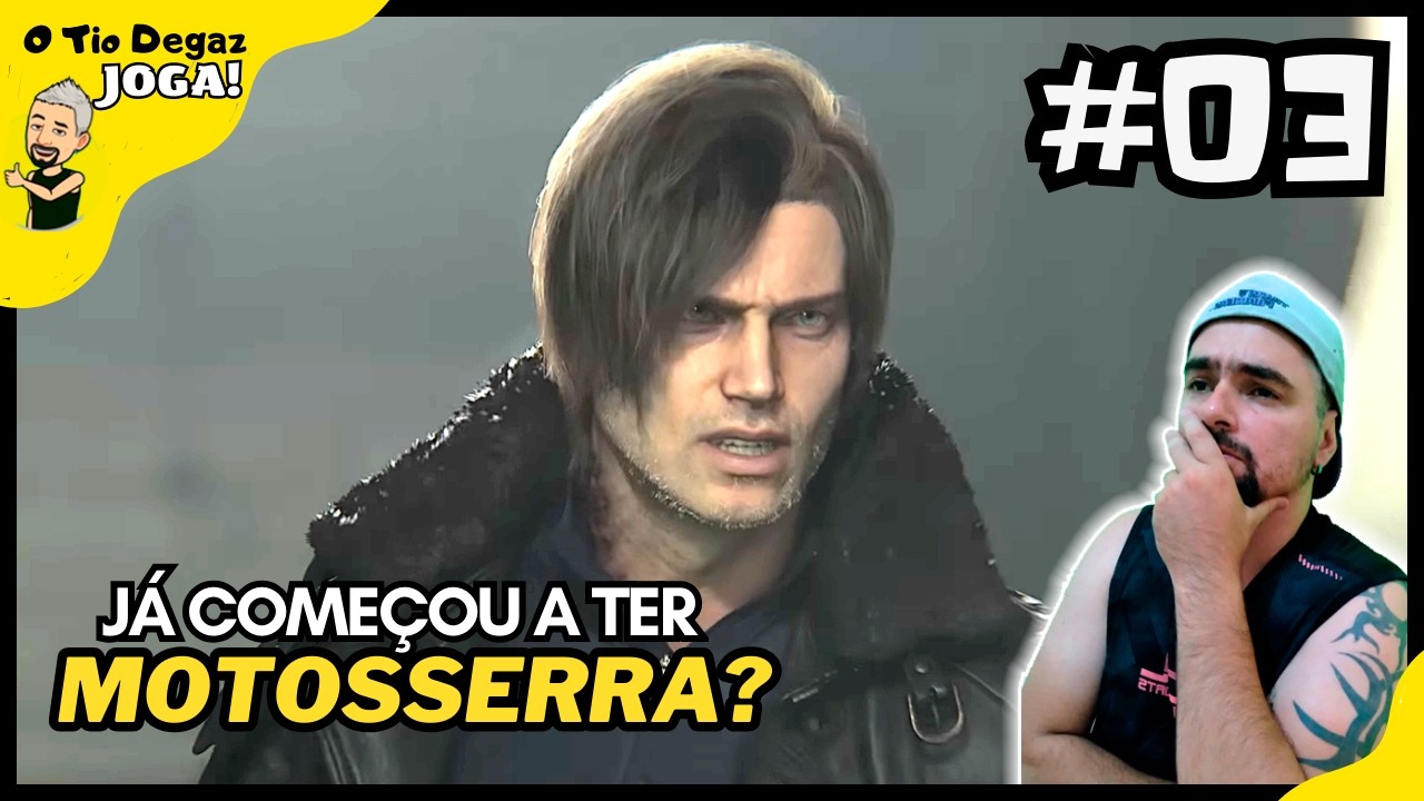 LEON DE MOTOSSERRA É APELAÇÃO! - Resident Evil Requiem - Episódio #03