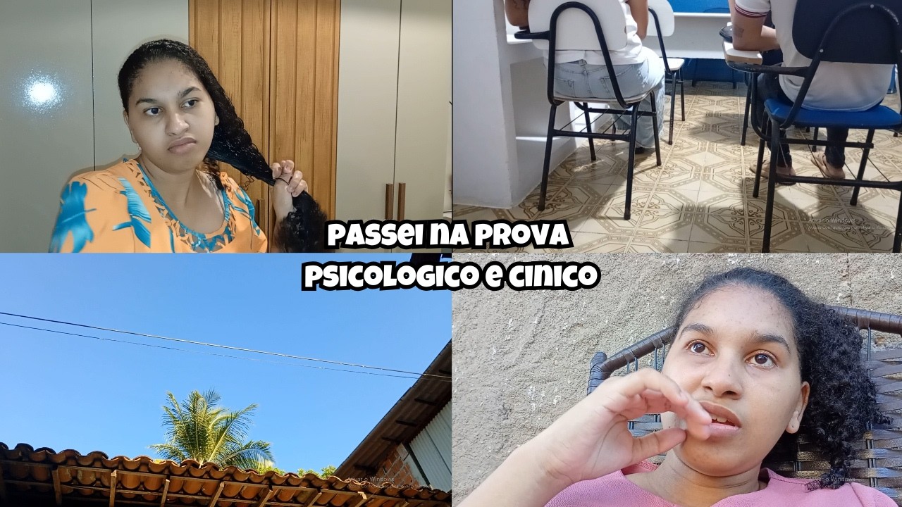 FIZ A PROVA PSICOLOGICO E CLINICO NO DETRAN + ESTUDO + ROTINA