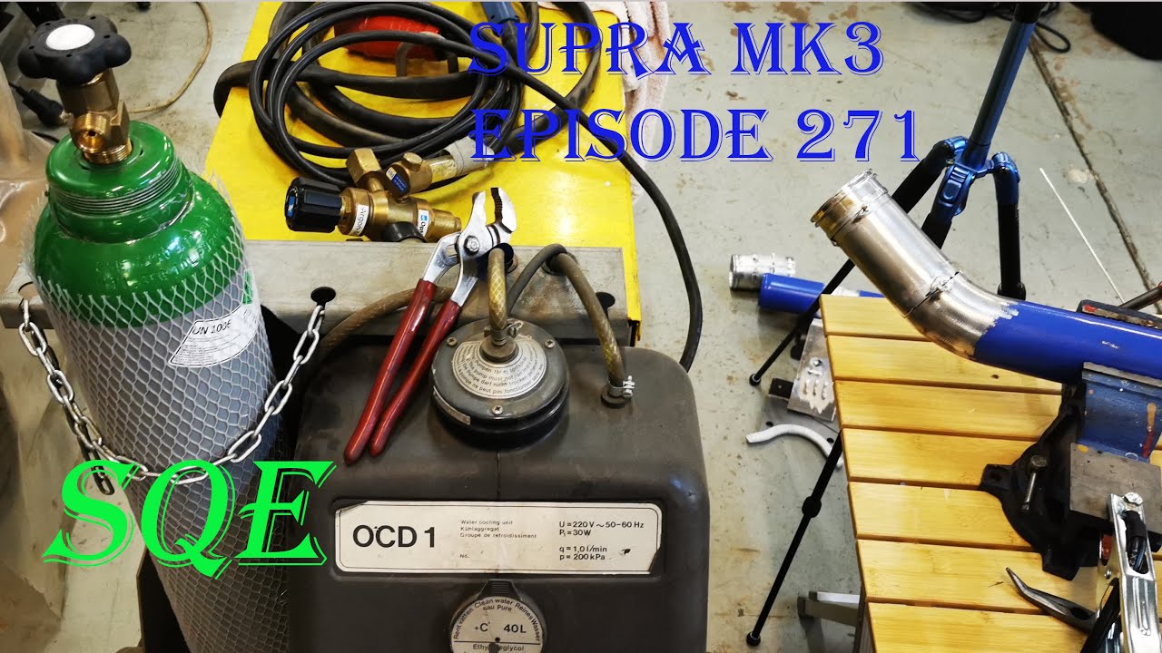 SqE - Supra mk3 - Эпизод 271 - Трубы IC и сварочный газ!