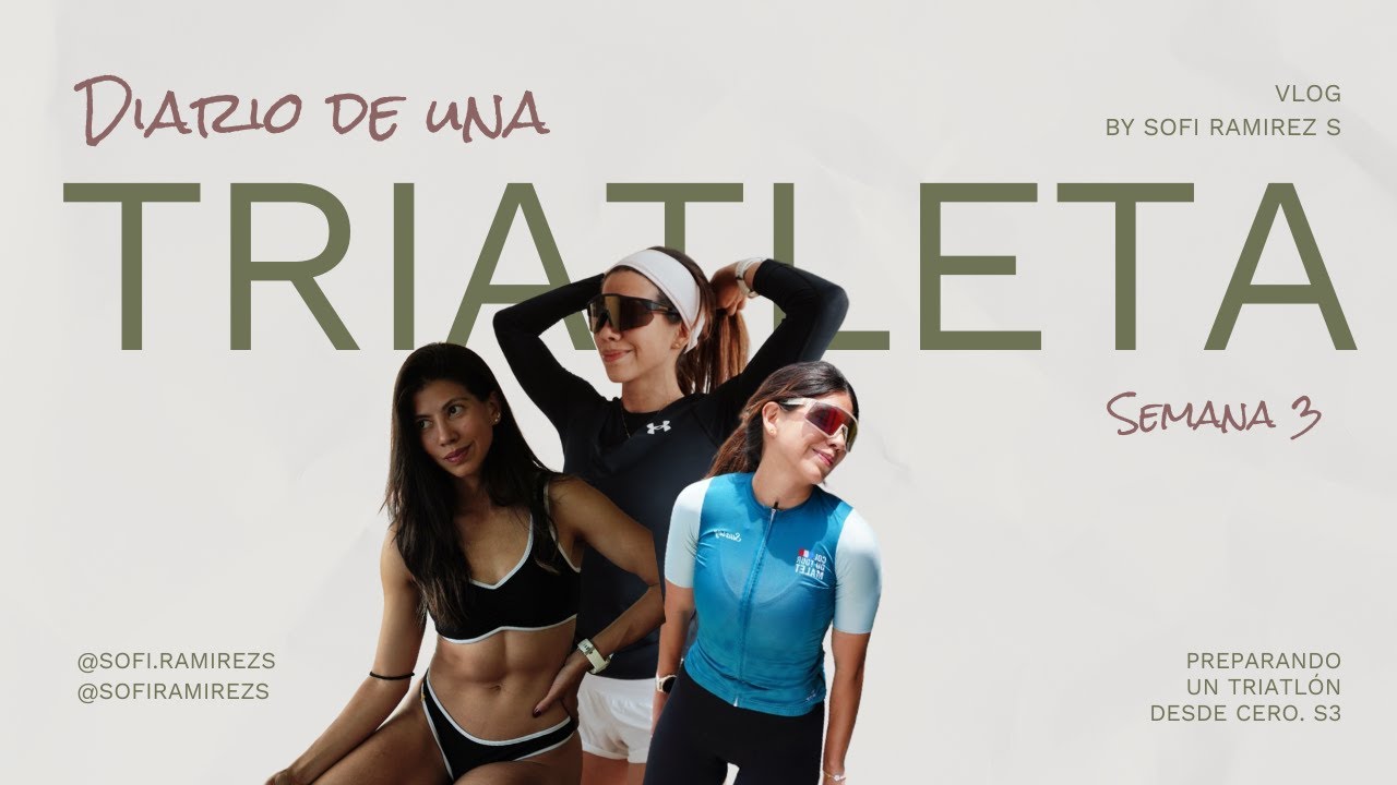DIARIO DE UNA TRIATLETA PRINCIPIANTE - SEMANA 3 - PERFECT WEEK 💪🏽🔥 #triatl&oacute;n