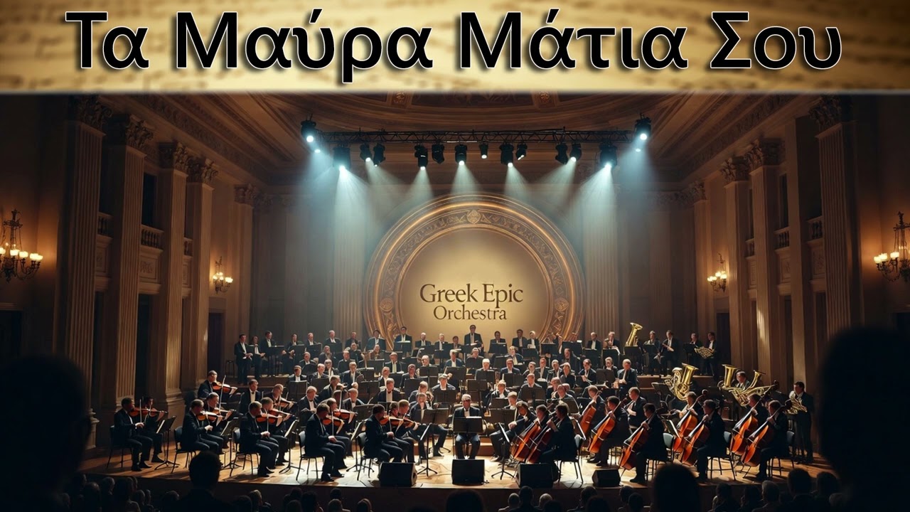Μανώλης Αγγελόπουλος - Τα μαύρα μάτια σου | Greek Epic Orchestra