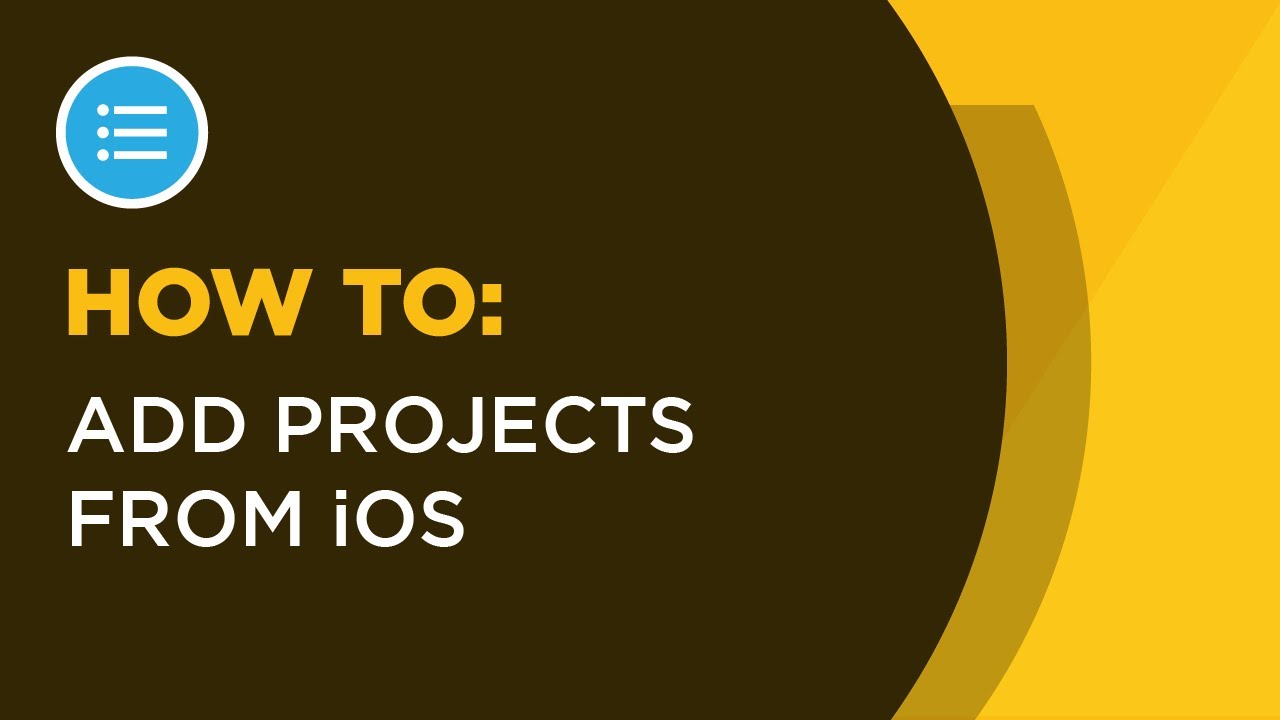 Adding a project on busybusy for iOS
