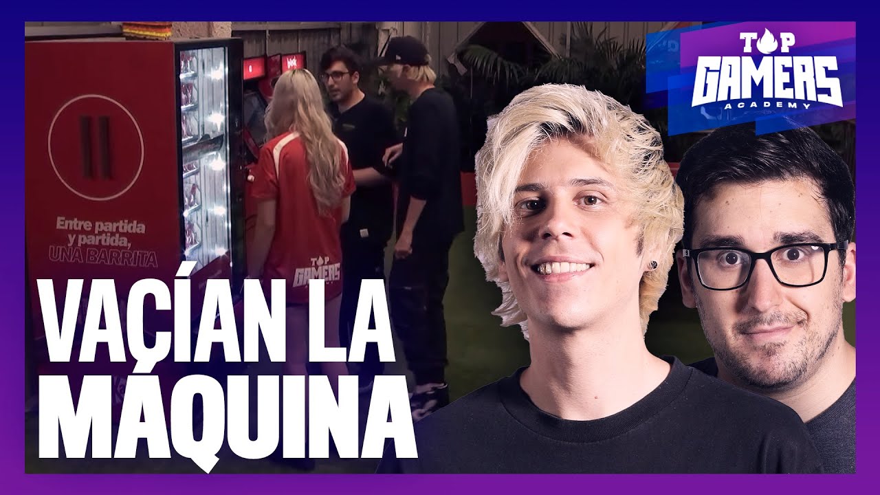 RUBIUS y MANGEL abusan de la MÁQUINA | TOP GAMERS ACADEMY