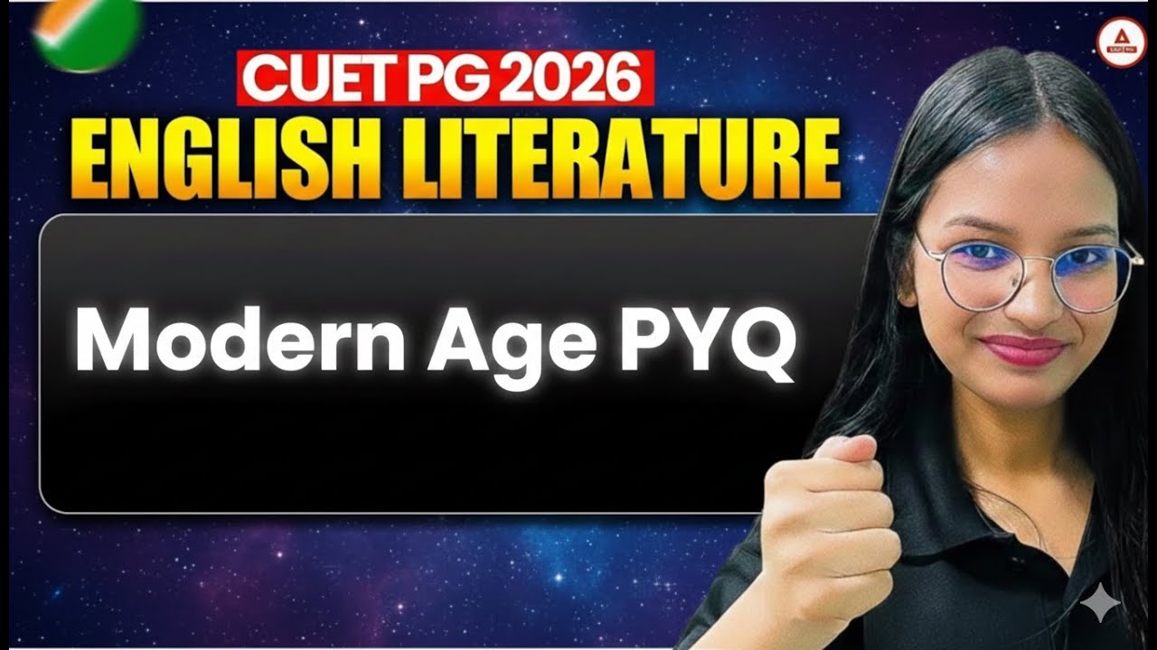 CUET PG English Literature 2026 | Modern Age PYQs