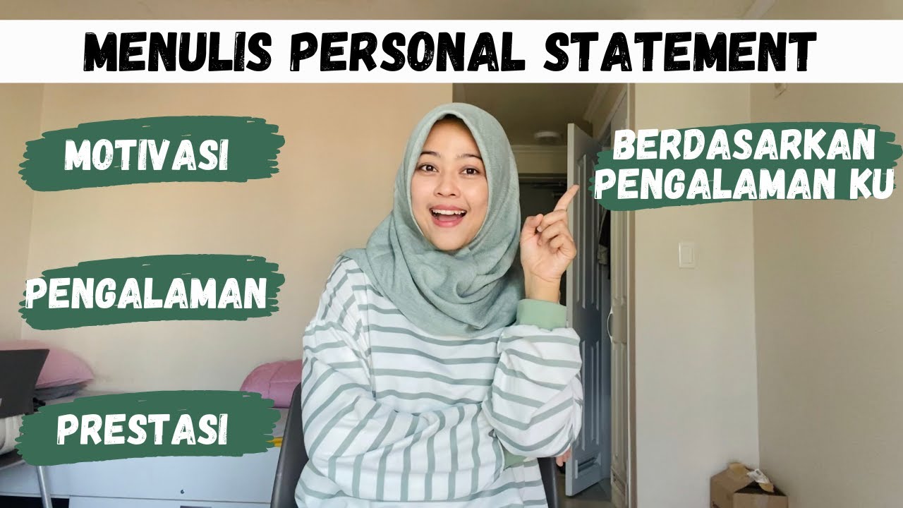 Menulis Personal Statement GKS / KGSP Berdasarkan Pengalaman Aku #studyinkorea #gks #studyplan