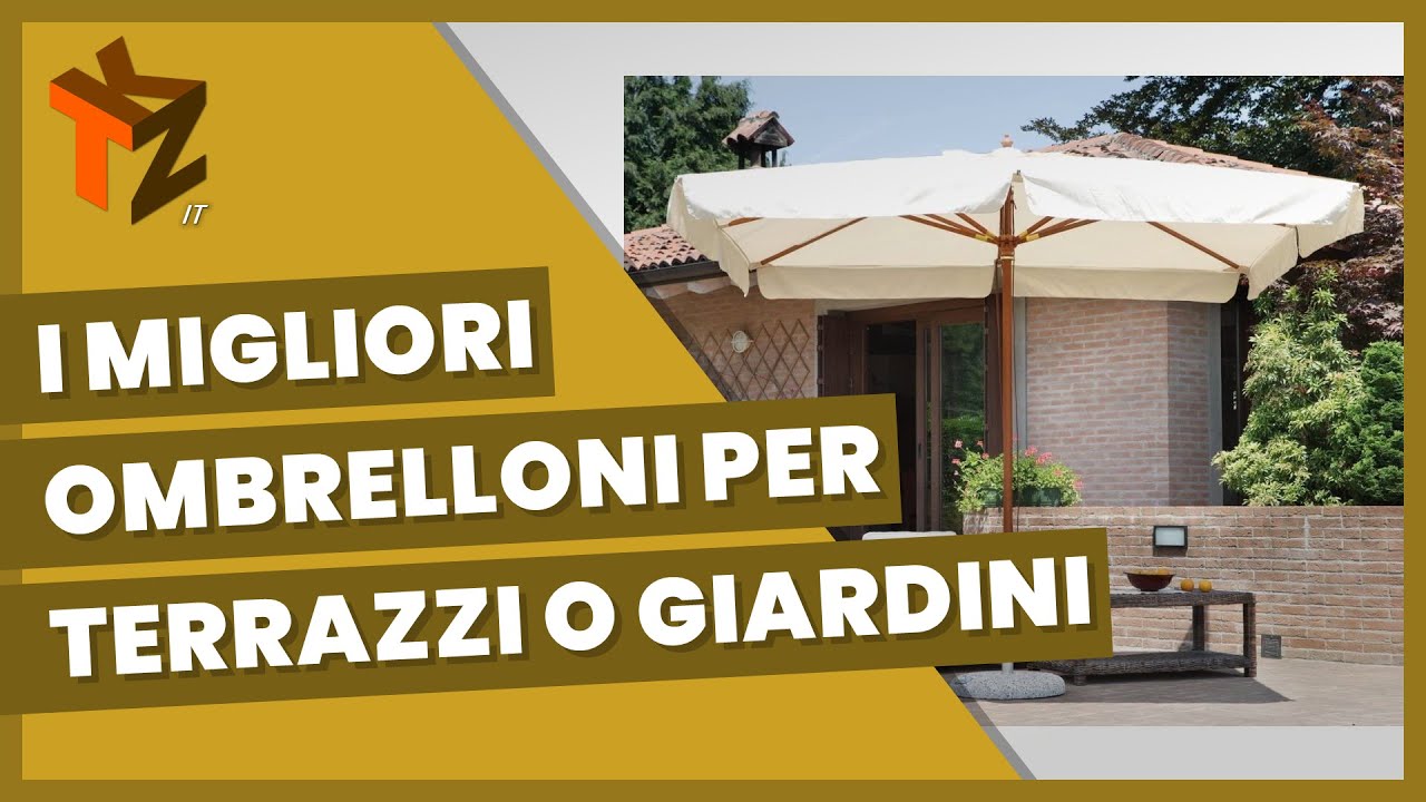 I 5 migliori ombrelloni per terrazzi o giardini