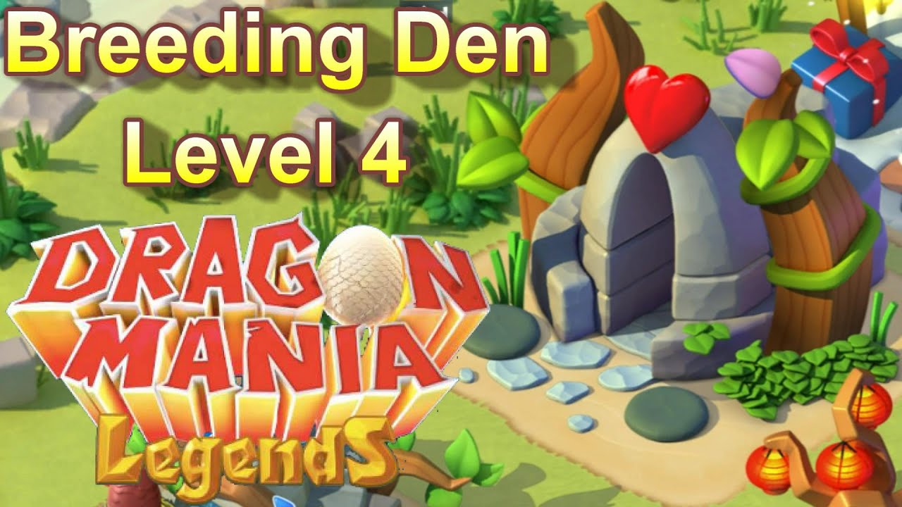 Breeding Den Level 4 Upgrade + Enchantment Breeding Dragons + Tips! - Dragon Mania Legends