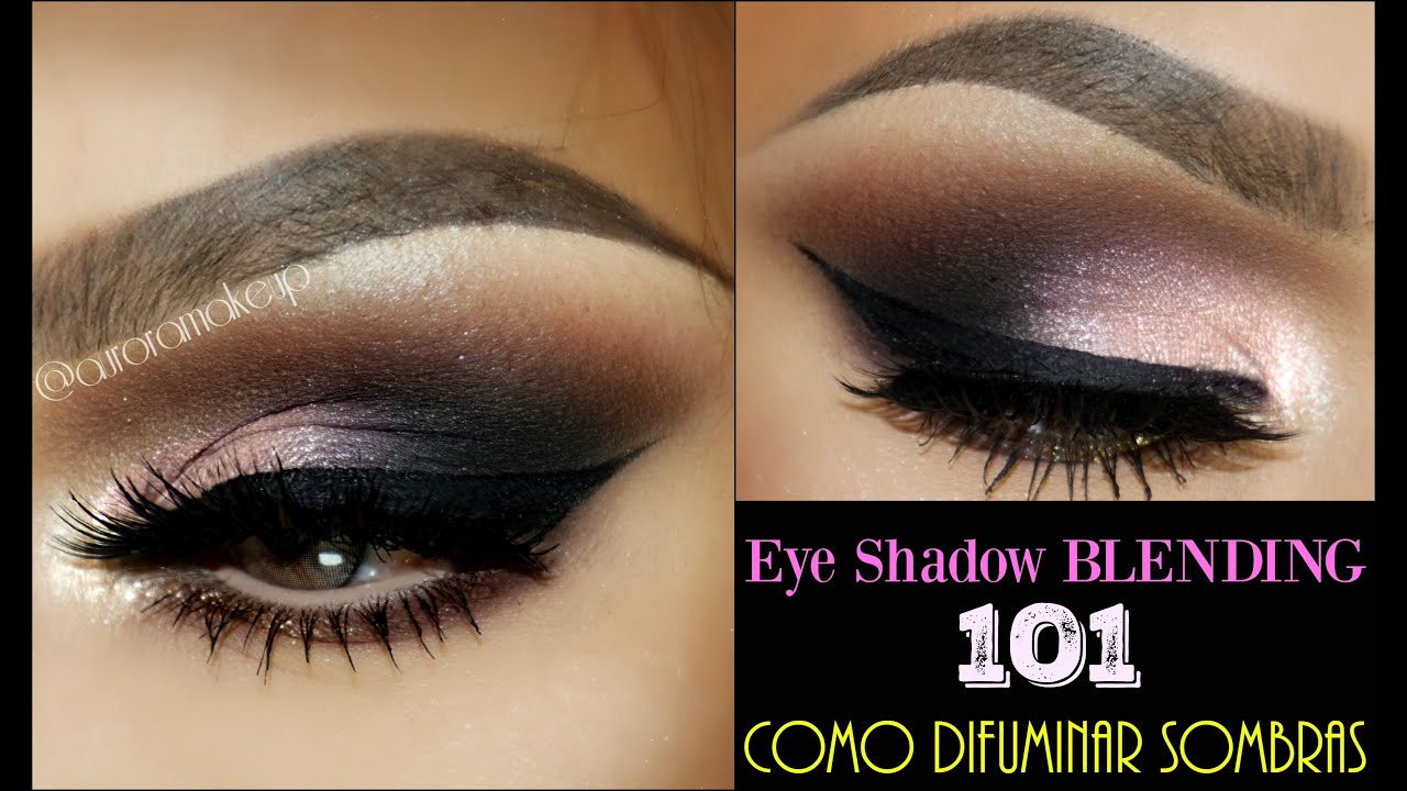 Como DIFUMINAR sombras 101 How to: BLEND EYESHADOW  | auroramakeup