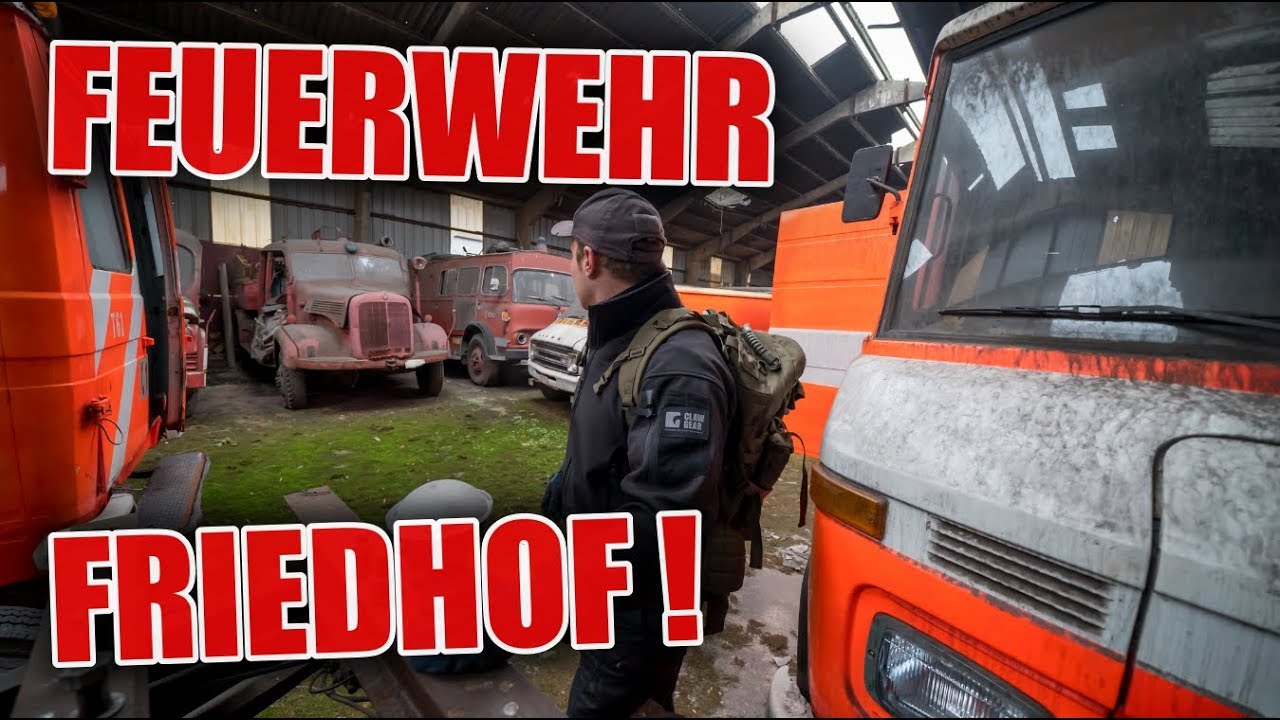 LOSTPLACE : FEUERWEHR FRIEDHOF 🚒🚑 ! - Alles voller alter Einsatzfahrzeuge 👩🏼‍🚒 | ItsMarvin