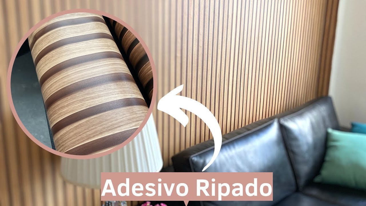 Adesivo ripado na parede passo a passo | Luan Dourado