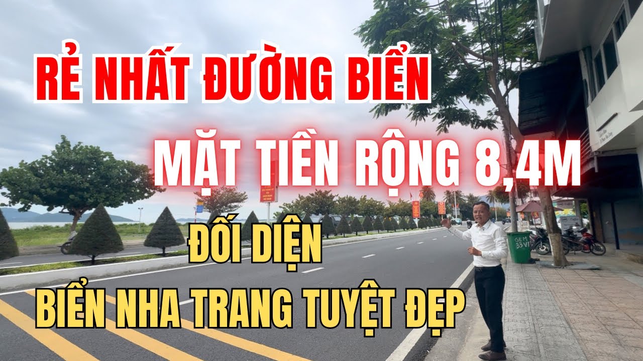 Rẻ nhất trên con đường biển Nha Trang, với chiều rộng lên đến 8,4m đối diện Biển | Nhà đất Nha Trang