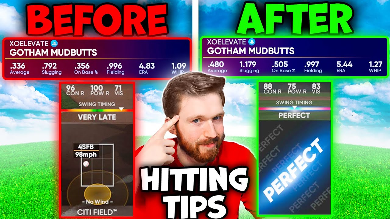 MLB The Show 23 совета по отбиванию мяча!