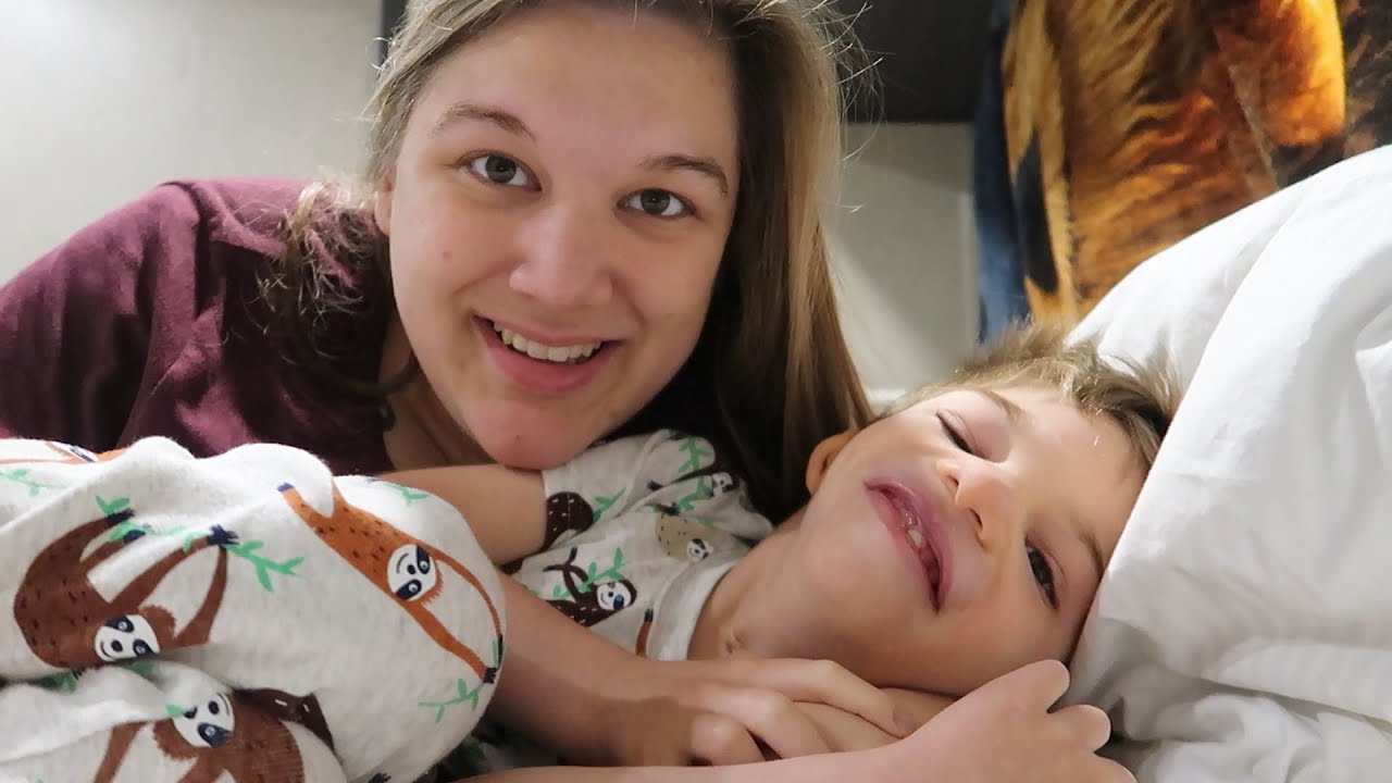 He always wakes up happy