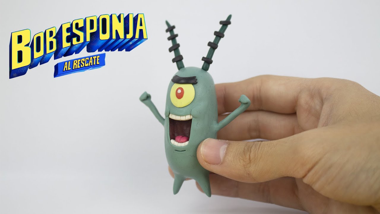 Como hacer a Plankton de Plastilina