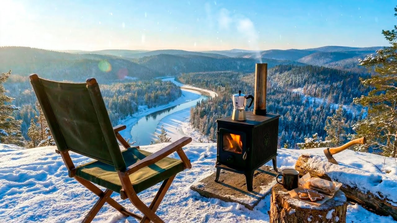 “Winter Nature Sounds ❄️⛰ — Cozy Silence from the Mountain Top”