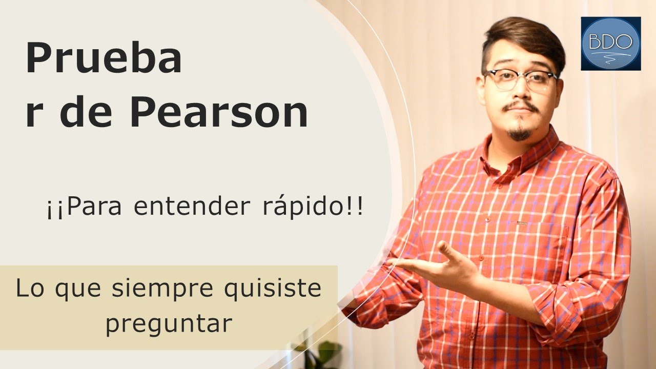 Prueba: r de Pearson