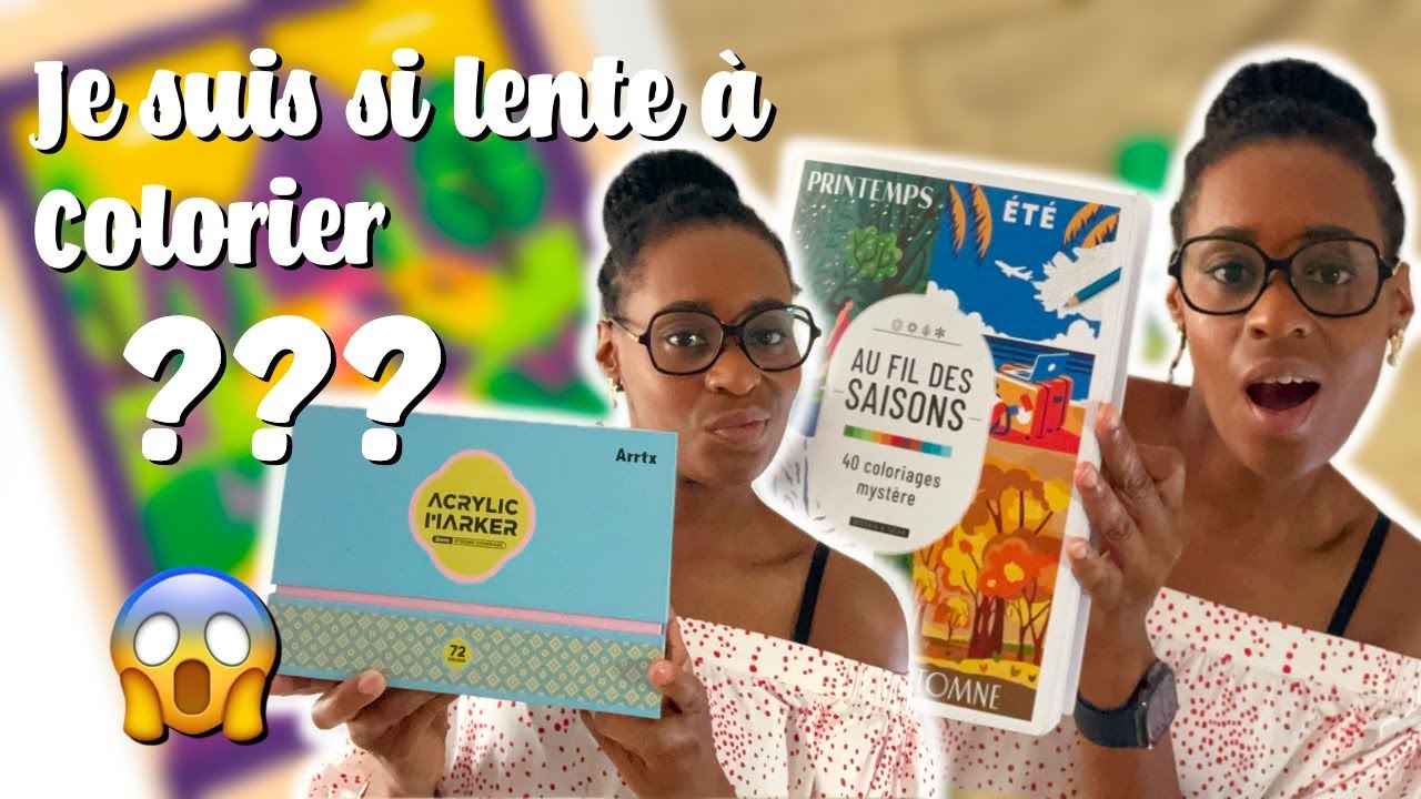 3 jours pour avancer mon tome de coloriage mystère 😅 [VLOG 1]