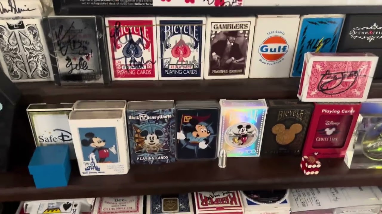 Behind the scenes with playing cards 