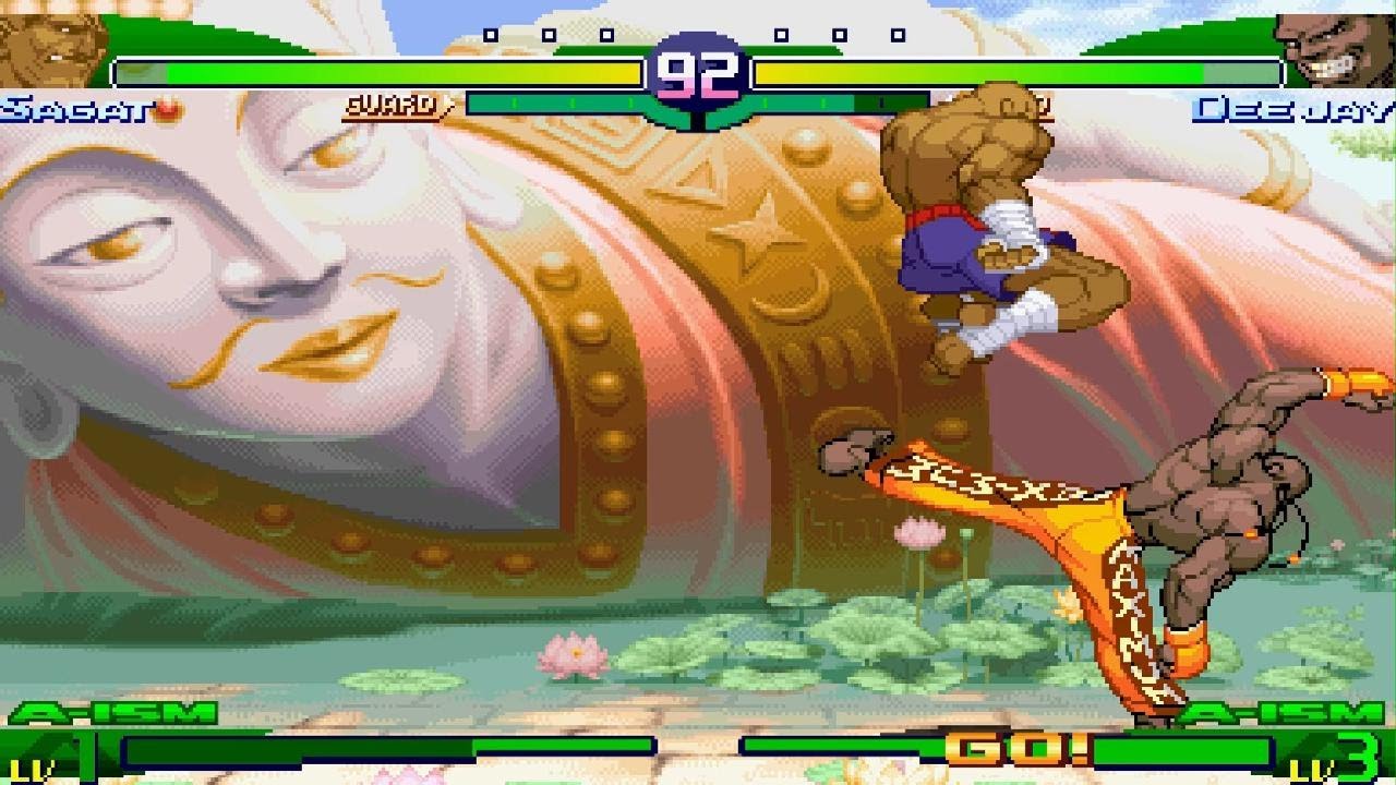 CAPCOM FIGHTING COLLECTION 2 Sagat vs Dee Jay