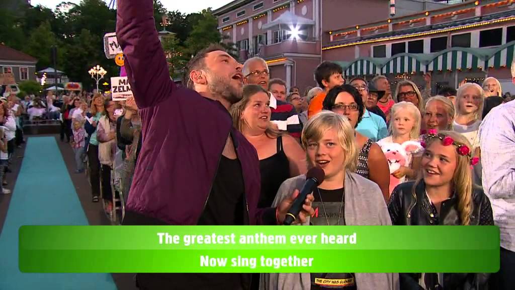 Allsång: Måns Zelmerlöw - Heroes - Lotta på Liseberg (TV4)