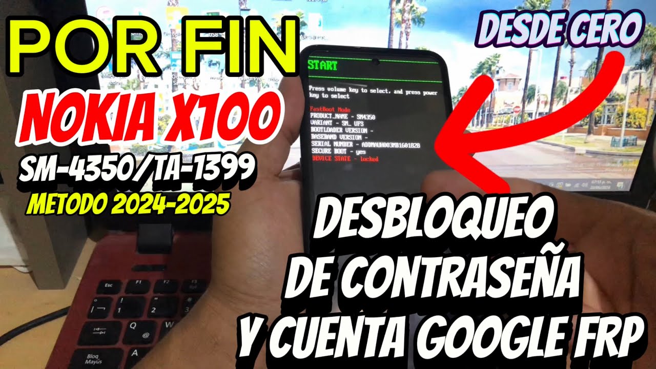 Quitar contraseña y cuenta Google FRP Nokia X100 | sin PC ni cables | desde cero