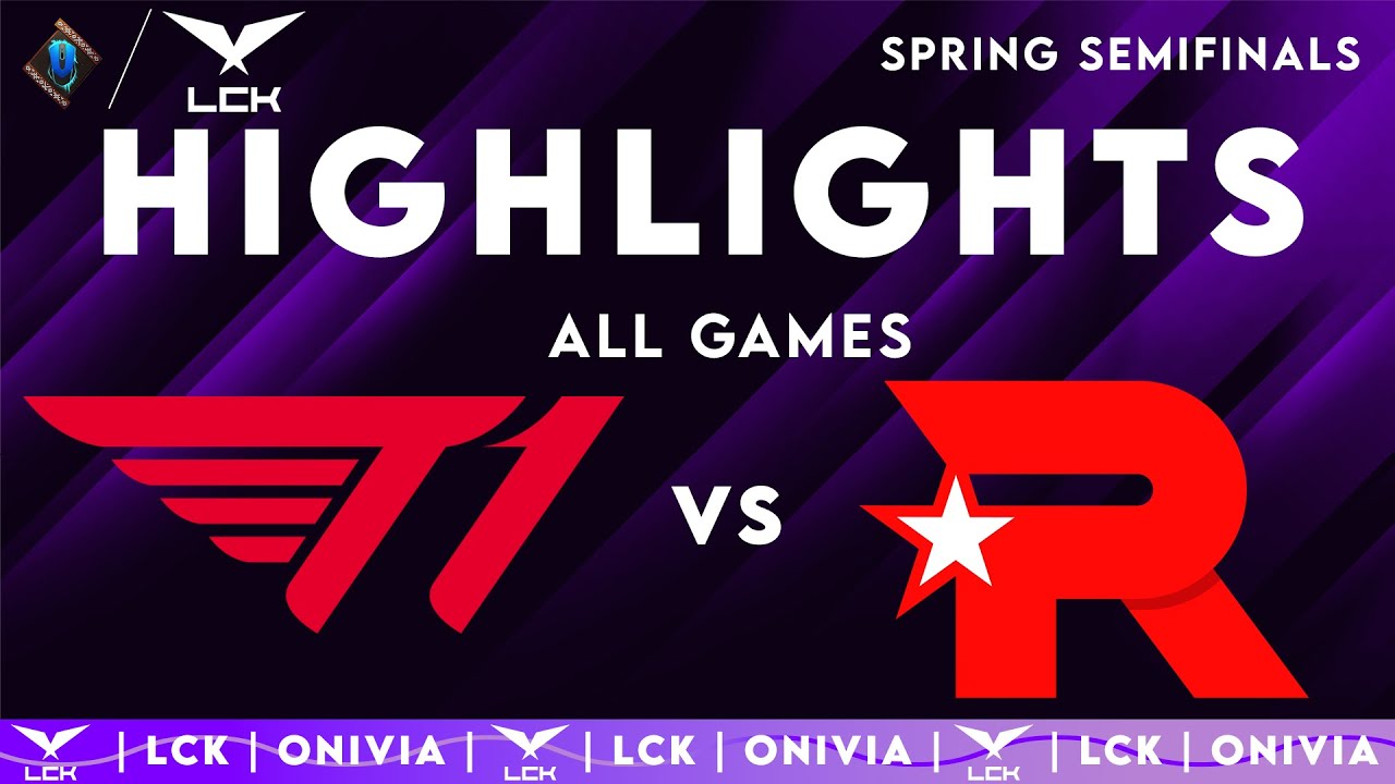 T1 vs KT ALL GAMES Highlights | LCK Spring Semifinals 2025 | T1 vs KT Rolster by Onivia