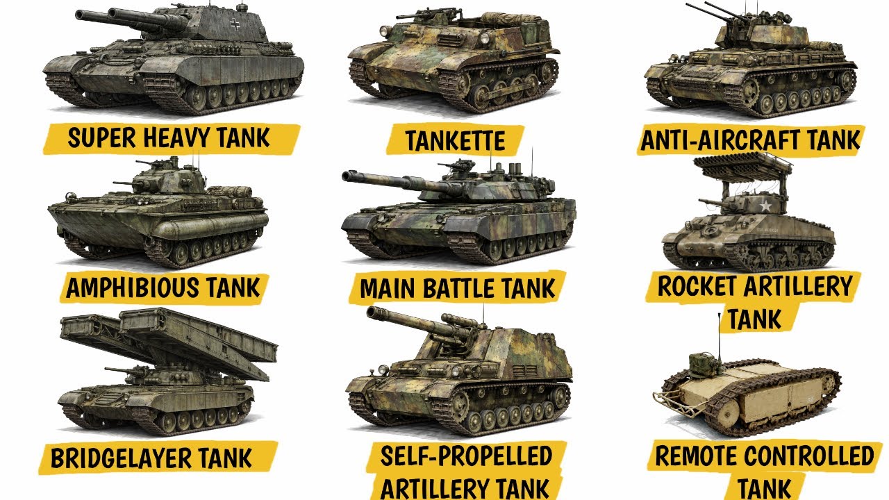 Every Battle Tank Type Explained (Complete)