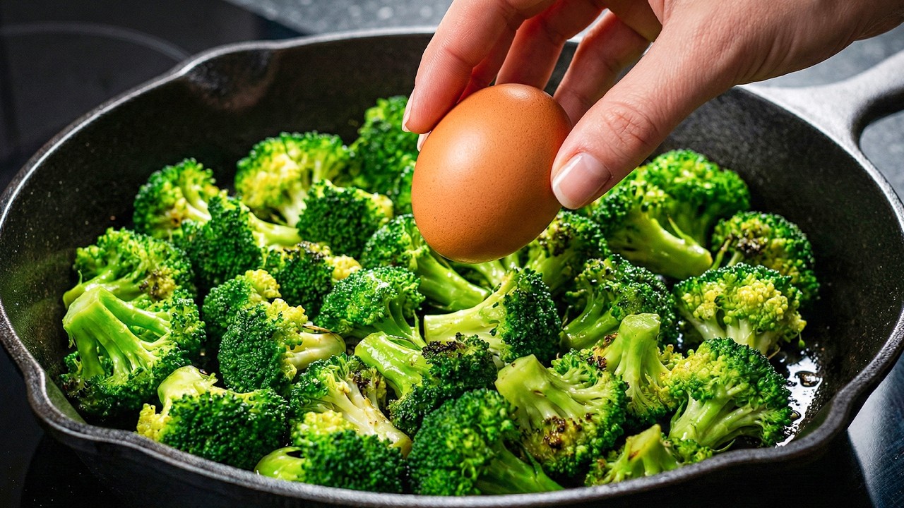 Es ist so lecker, dass ich es fast jeden Tag mache! Einfaches Brokkoli-Rezept!